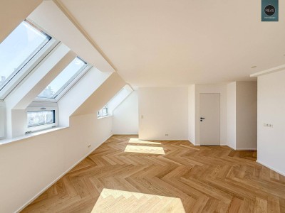 Elevate 1090 – Erstbezug: Luxus Dachgeschoss - Maisonette Wohnung (klimatisiert) nahe U6 Alser Straße, AKH!