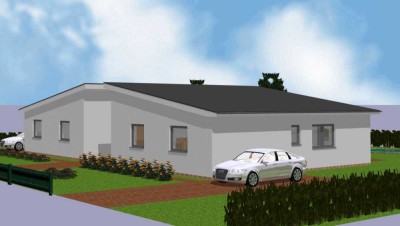 DHH im Bungalowstil-Modern KfW 40