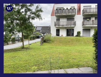 Terrassenwohnung mit Blick ins Grüne: 3 Zimmer, Einbauküche, Tageslichtbad mit Dusche