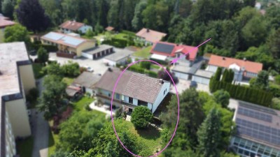 Solide Doppelhaushälfte mit Südgarten