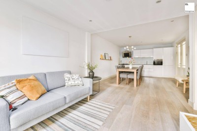 Trendige 2-Zimmer-Wohnung mit großem Balkon im Erstbezug