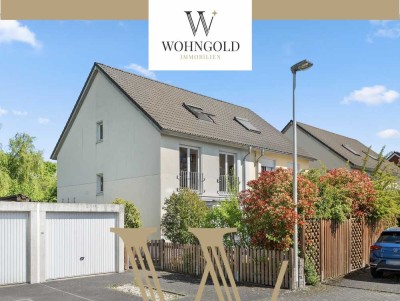 BJ 2000: gepflegte Doppelhaushälfte mit viel Platz für die Familie! Keller + Garage!