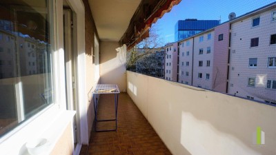 Gut vermietete 2 Zimmerwohnung mit Loggia