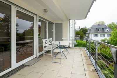 2-3 Zimmer-Wohnung mit Panoramablick, 2 Balkonen und Einbauküche in Wuppertal Elberfeld West