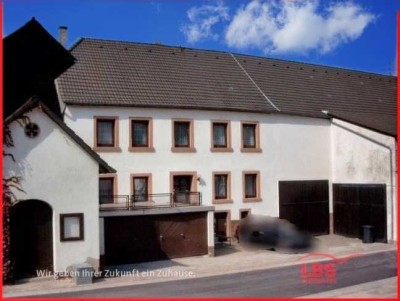 Bauernhaus mit Terrasse,Scheune, Stall, Garage, Garten