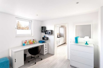 Helles + modernes Business-Apartment mit Terrasse - hochwertig saniert