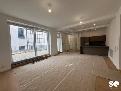 #SQ - ALTBAU: STILVOLLE TERRASSENWOHNUNG IN RUHELAGE!
