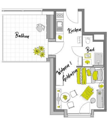 Möblierte Komfort L-Apartments – Maison Gmünd