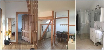Kernsanierte Wohnung 70qm + 18qm Spitzboden im 3 Familienhaus