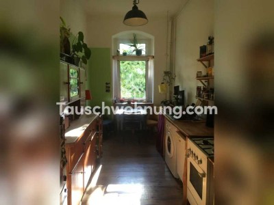 Tauschwohnung: 2-Raum-Wohnung Altbau gegen 3-Raum-Wohnung