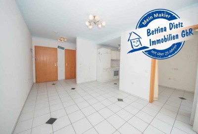 DIETZ: Barrierefreie 2-Zimmerwohnung mit EBK und Tiefgaragen-Stpl. in zentraler Lage von Dieburg!
