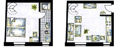 Schöne 2-Zi Maisonettewohnung mit EBK in historischer BMW-Siedlung