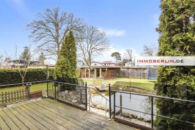IMMOBERLIN.DE - Hochwertiges Einfamilienhaus mit 2 Einliegerwohnungen & Indoorpool in Topzustand & b