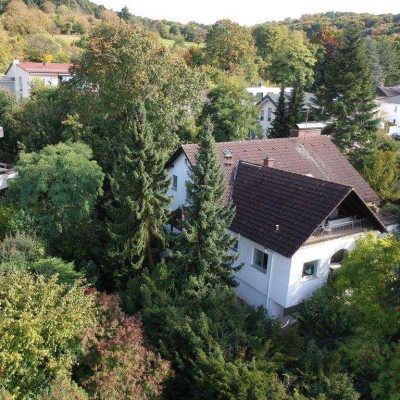 Repräsentatives Ein- bis Zweifamilienhaus in einmaliger Hanglage Vermietungspotenzial in Seeheim