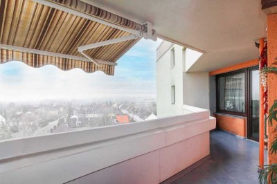 4-Zimmer-Wohnung mit spektakulärem Panoramabergblick incl. Garagenstellplatz!