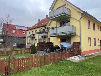 2-Zimmer-Wohnung mit Balkon in der Gartenstadt Leuna, zu vermieten.