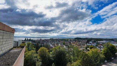 FERNSICHT AUF BODENSEE U. ALPEN - ATTIKA-PENTHOUSE-APPARTEMENT