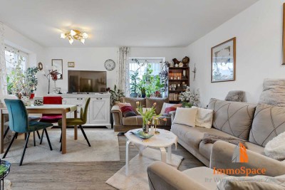 **Schöner Wohnen! Erdgeschosswohnung mit Terrasse, Garten, Garage & Hobbyraum**