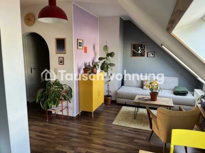 Tauschwohnung: Helle und gemütliche 2-Zimmer-Dachgeschosswohnung