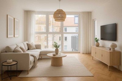 Stilvolle 3-Zimmer-Wohnung mit Balkon & neuer Küche in Magdeburg-Buckau