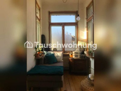 Tauschwohnung: Teilsanierte sonnendurchflutete 3R-Altbauwohnung