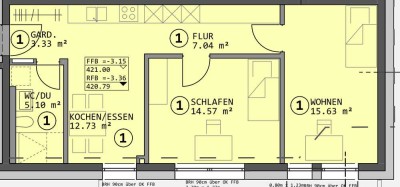 2 Zimmerwohnung Konstanz Fürstenberg im Neubau Erstbezug
