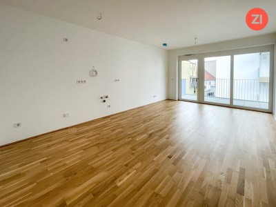 Schöne geförderte 2-Zimmer-Wohnung mit Tiefgaragenparkplatz und Balkon in Gallspach. Erstbezug!