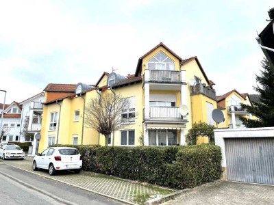 Eltville-Martinsthal! Vermietete 2-Zimmer-Dachgeschosswohnung mit Garage!