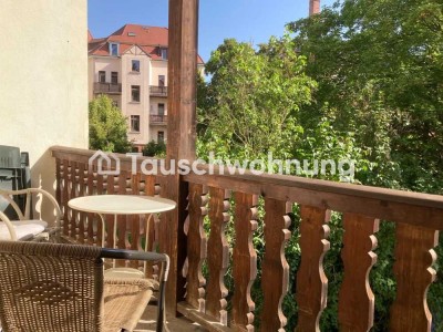 Tauschwohnung: Große helle Altbau Wohnung mit Balkon TOP SICHERE Lage