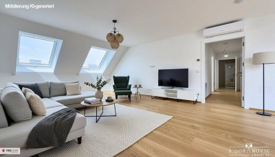 • NEU! • NÄHE SCHÖNBRUNN • EXKLUSIVER DACHAUSBAU IM GRÜNDERZEITHAUS • BEZUGSFERTIGES EIGENTUM IN TOPLAGE • 1120 WIEN •