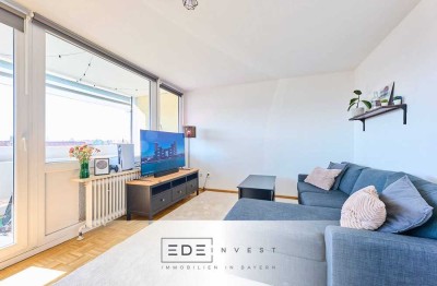 Charmante 2-Zimmer-Wohnung mit sonnigem Balkon und hervorragender Anbindung!