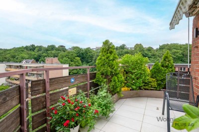 EIGENNUTZER & KAPITALANLEGER Renovierte 2-Zimmer-Wohnung mit Balkon, Fernblick, Garage in Düsseldorf