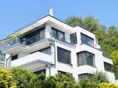 Heidelberg-Dossenheim: Traumhafte Luxus Maisonette-Wohnung mit Weitblick über die Rheinebene