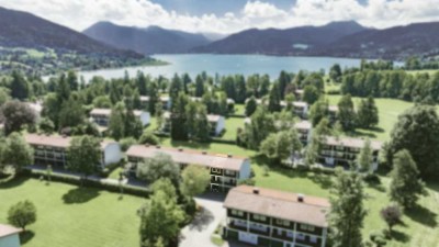 2-Zimmer-Split-Level-Wohnung in Gmund am Tegernsee mit sonniger Südausrichtung in Parkanlage