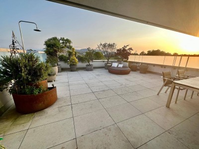 Luxuriöse 4-Zimmer Penthouse Wohnung in Hard-Erlach mit Traumterrasse/2 Tiefgaragenparkplätzen/direkter Liftzugang zur Wohnung