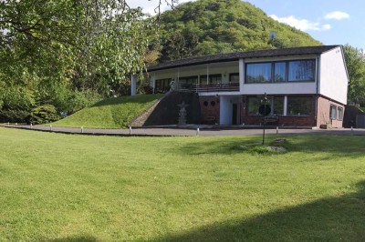 Blick zur Burg Maus - parkähnliches Grundstück mit Wohnhaus und vielfältigen Nutzungsmöglichkeiten