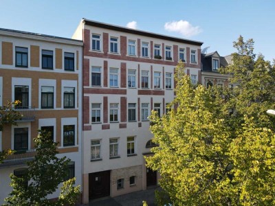 Attraktive 3-Raumwohnung mit Terrasse und Einbauküche in der Melanchthonstraße!
