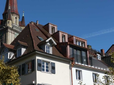Mieten auf Zeit: Romantische 2,5 Zi. Wohnung plus Galeriezimmer im Zentrum von Radolfzell mit Seesic