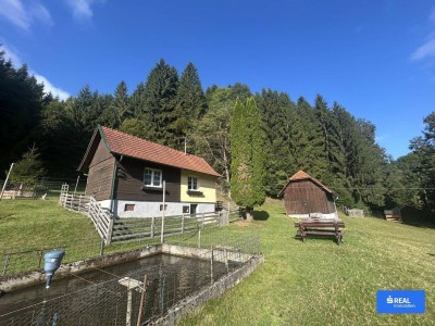 Rückzugsort am Waldrand mit großem Grundstück und Nebengebäude!