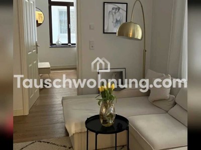 Tauschwohnung: 2 Z. Altbau und 45qm Innenhof im Belgischen GG. 3Z zentral