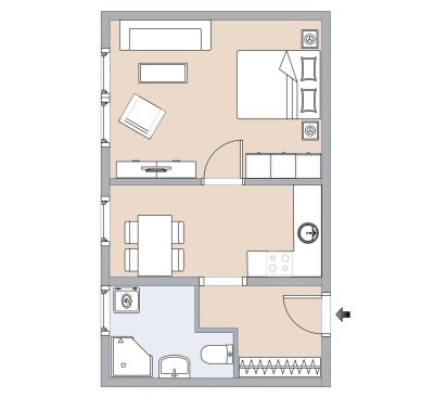 Charmante 2-Zimmerwohnung: Gemütliches Refugium im schönen Alt-Eggenberg
