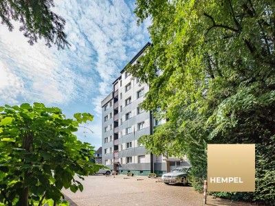 Saniert, sonnig, solide - 3-Zimmer-Eigentumswohnung mit Balkon und Stellplatz in Duisburg-Huckingen