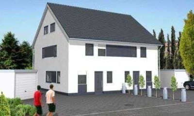 Moderne Doppelhaushälfte in massiver Bauweise in Mußbach