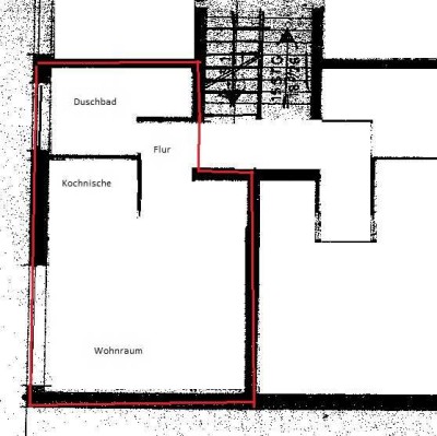 Schöne 1-Zimmer-Wohnung in Nähe des Stadtzentrums
