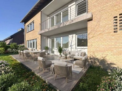 Juwel mit Terrasse & Gartennutzung: modern & stilvoll sanierte 4-Zimmer EG Wohnung in Rees-Haldern