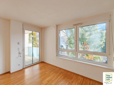 Superhelle, großzügige 2-Zimmer-Wohnung mit Südloggia Nähe Bahnhof Liesing