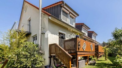 Einladendes Reihenendhaus: Ihr gemütliches Zuhause mit Kamin, Südwest-Balkon und Gartenidylle