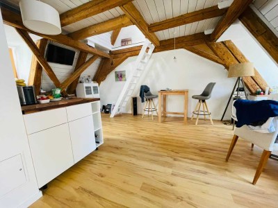 DACHGESCHOSS WOHNUNG  auf 2 Ebenen im Herzen der ALTSTADT VON LANDSBERG AM LECH