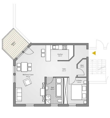 Montabaur: Gemütliche 3-Zimmer-Erdgeschosswohnung mit Balkon