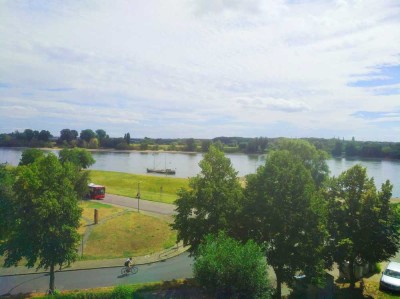 Wohnen in Volmerswerth mit Rheinblick
